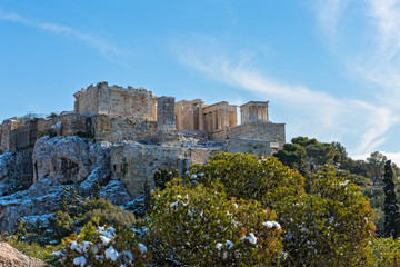 Acropolis in the winter