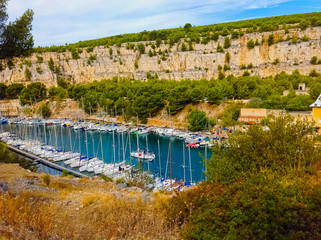 Obraz na płótnie Canvas Calanque between Marseille and Cassis, Provence, France