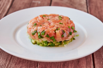 Salmon Tartare with avocado