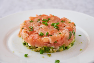 Salmon Tartare with avocado