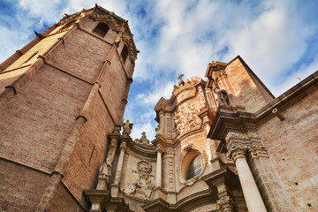 Fototapeta premium Metropolitan Cathedral–Basilica of the Assumption of Our Lady of Valencia, Spain