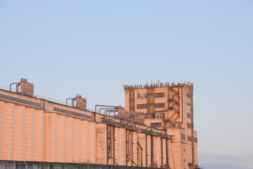 Fototapeta premium Building for storing and drying grain