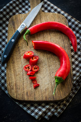 Organic food concept