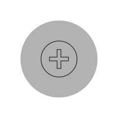 Obraz premium cross medical icon illustration