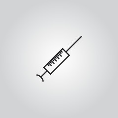 syringe icon illustration