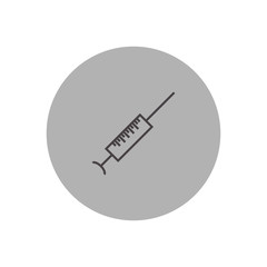 syringe icon illustration