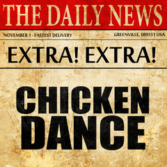 chicken dance, newspaper article text
