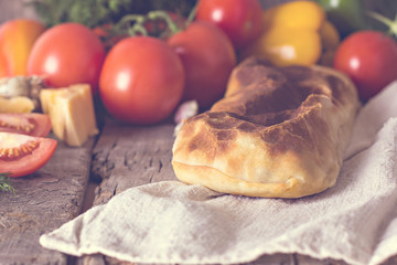 strudel with vegetables