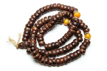 Prayer Beads Isolated on White