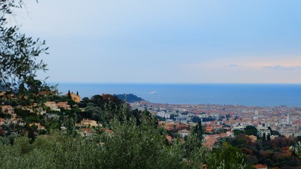 Naklejka na ściany i meble View of Nice City from above