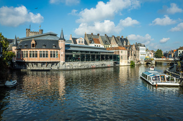 Fototapeta premium Korenmarkt in Ghent, Belgium