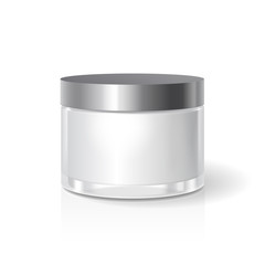 Package Blank cosmetic beauty cream bottle design vector