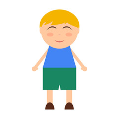 Happy boy cartoon