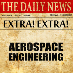 aerospace engineering, newspaper article text