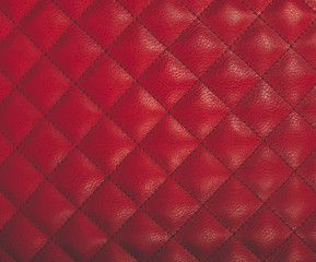 Diamond leather background. Close up.