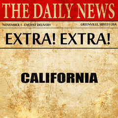  california, newspaper article text