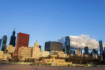 Morning by Buckingham Fountain