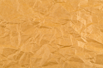 Crumbled brown empty, clean paper texture