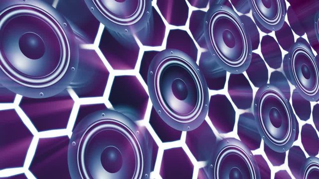disco dancing loud speakers abstract background