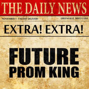 Prom King, Newspaper Article Text