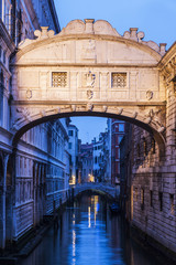 Obraz na płótnie Canvas Bridge of Sighs in Venice
