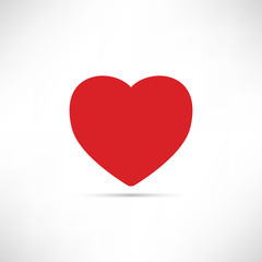 Simply Red Heart Icon