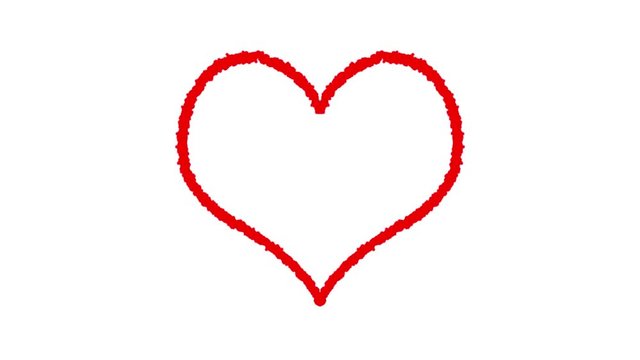 Herz Animation mit Hintergrund zum Valentinstag