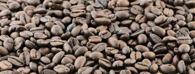 coffee bean Through Roasted odoriferous for background