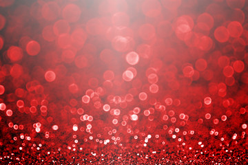 Extravaganter rubinroter Valentinstag oder Weihnachtsfunkeln-Scheinhintergrund oder -Party laden ein