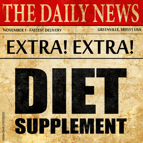 "diet supplement, newspaper article text" Imagens e fotos de stock