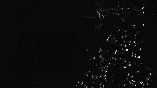 Bubbles on black background. Good for background 
