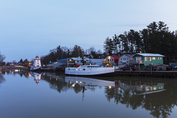 Lake Huron Harbour in Early Winter