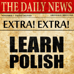 learn polish, newspaper article text