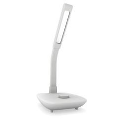 Led Sensor Desk Lamp. 3D render isolated on white background. Template for Object Presentation.