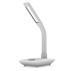 Led Sensor Desk Lamp. 3D render isolated on white background. Template for Object Presentation.