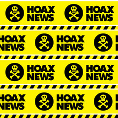 hoax news background