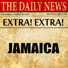 Greetings from jamaica, newspaper article text