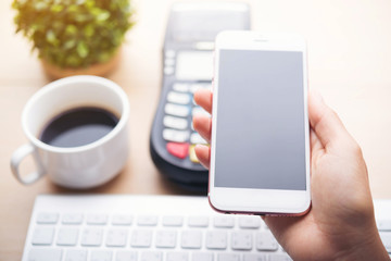 mobile payment ,online shopping concept