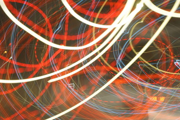 slow speed shutter light drawing from camera
