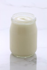 plain french style yogurt