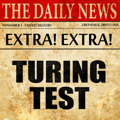 turing test, newspaper article text