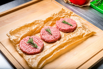 Ready for cooking meat