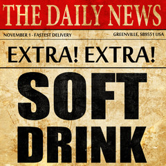 soft drink, newspaper article text