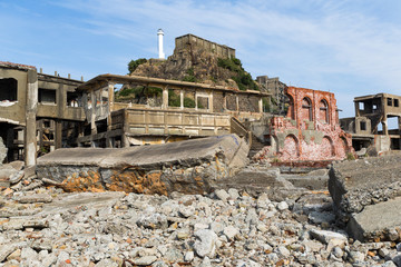 Abandoned Hashima Island in Japan