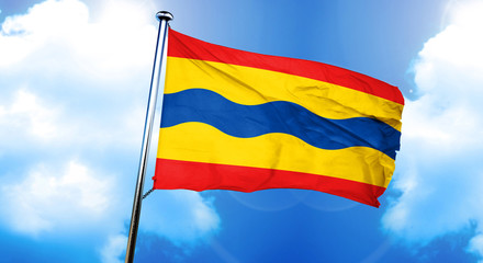 Overijsel flag, 3D rendering
