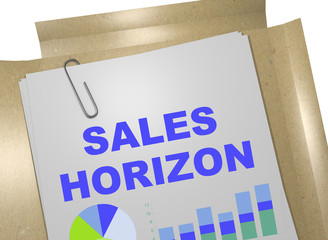 Sales Horizon - business concept