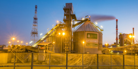 power plant on green fuel, biomass