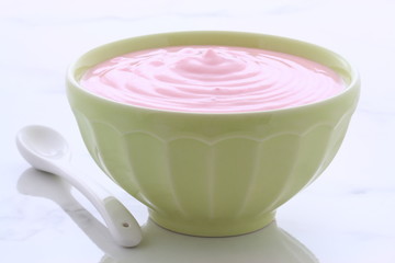 vintage greek strawberry yogurt