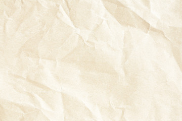 Obraz premium Crumpled brown paper texture
