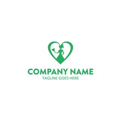 Maid House Cleaning Service Logo